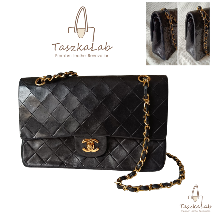 Odnowa koloru torebki Chanel vintage